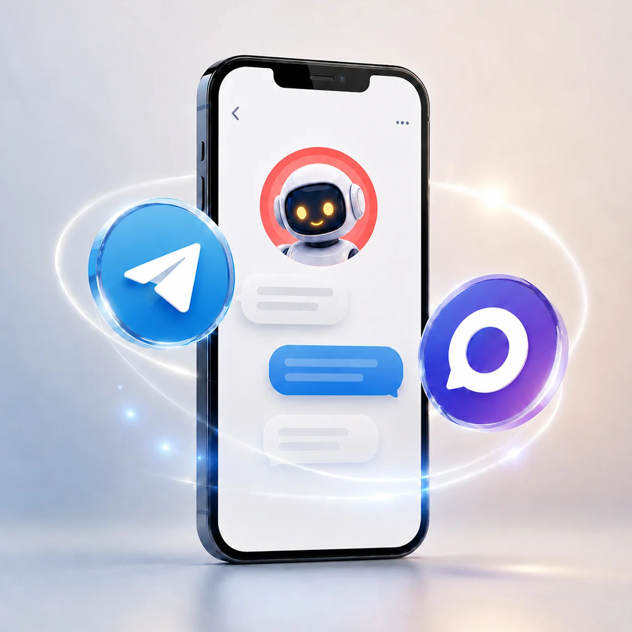 Переход в Telegram-бот или бот Max